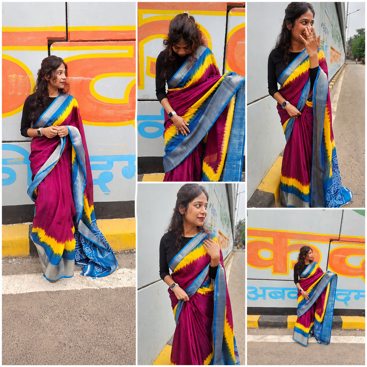 Woman entrepreneur saree brand founder India
